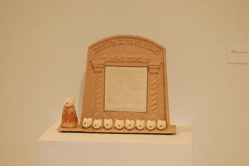 Maccabean Stele, At the UT Downtown Gallery, 2008