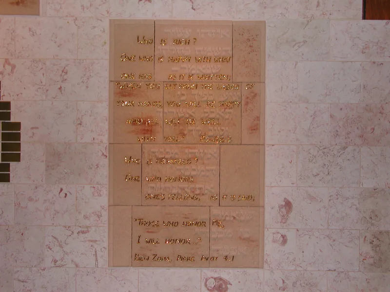 Heska Amuna Synagogue, Right panel