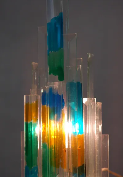 Eternal light, glass detail
