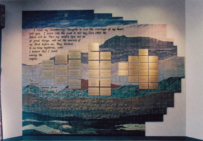 Cedar Village, English text