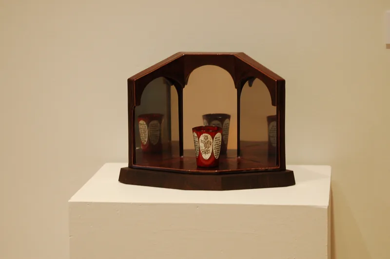 Chevra Kadisha kiddush cups, At the UT Downtown Gallery, 2008